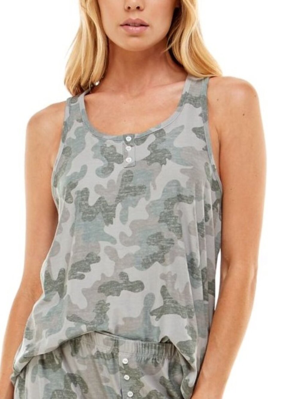 Roudelain Womens Mommy and Me Camouflage Tank Top